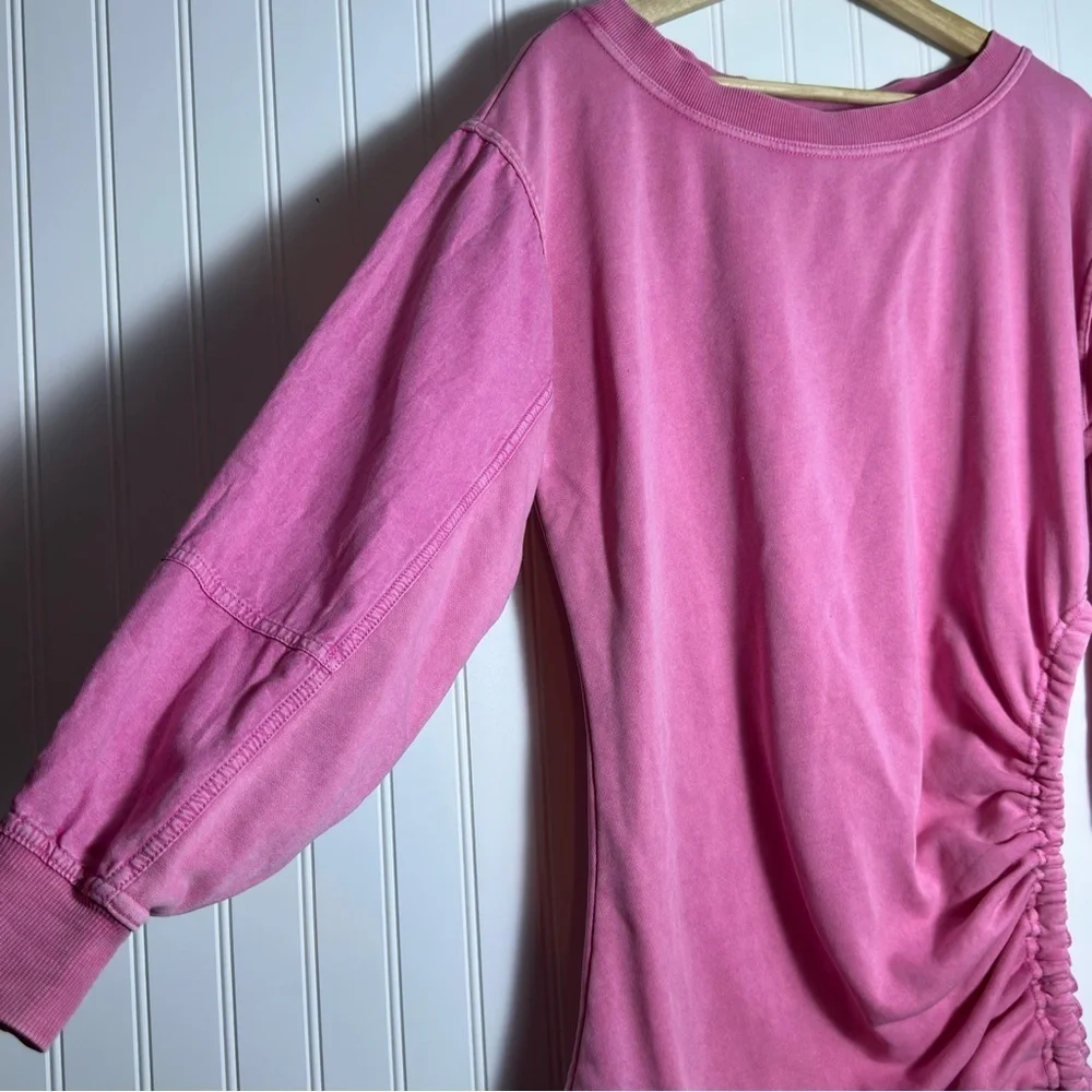 Daily Practice Anthropologie Citadel Pink Pullover Sweatshirt Small - Picture 5 of 9